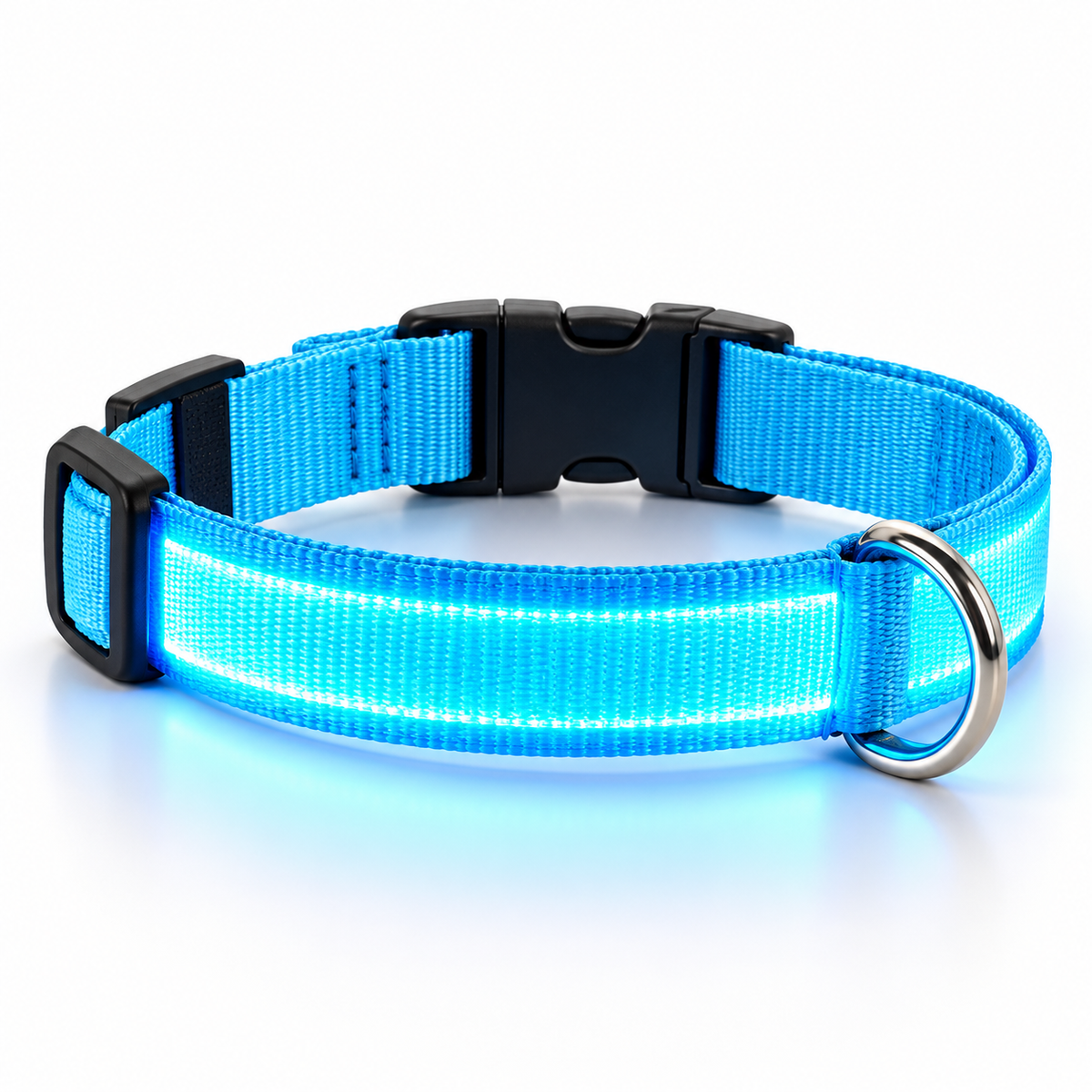 Rechargeable LED Dog Collar – Night Visibility