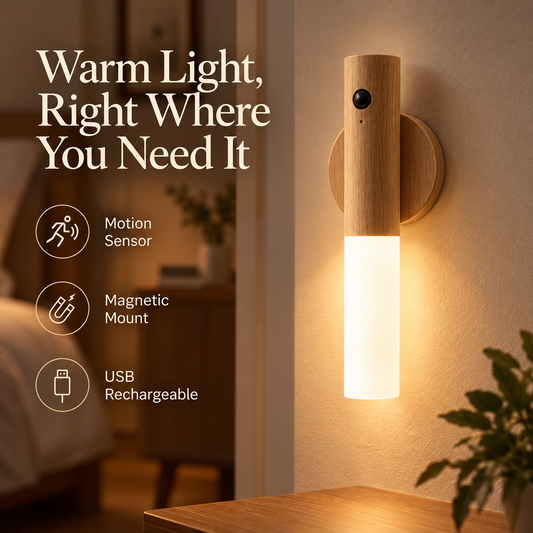 Rivora rechargeable magnetic motion sensor night light